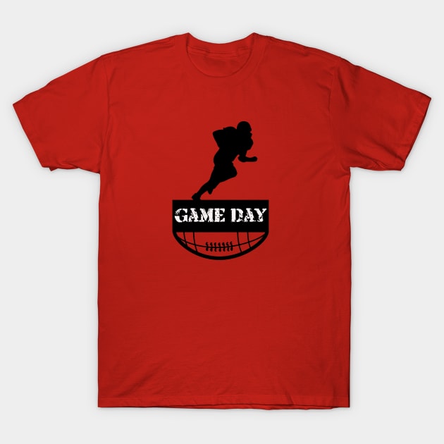 American Football Game Day Design T-Shirt by Art Pal